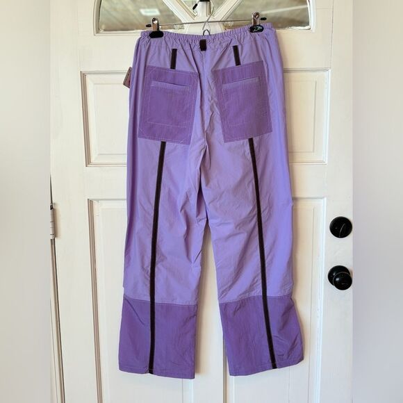 NWT free people moonbeam track pant summer lilac lavender purple - Picture 8 of 8